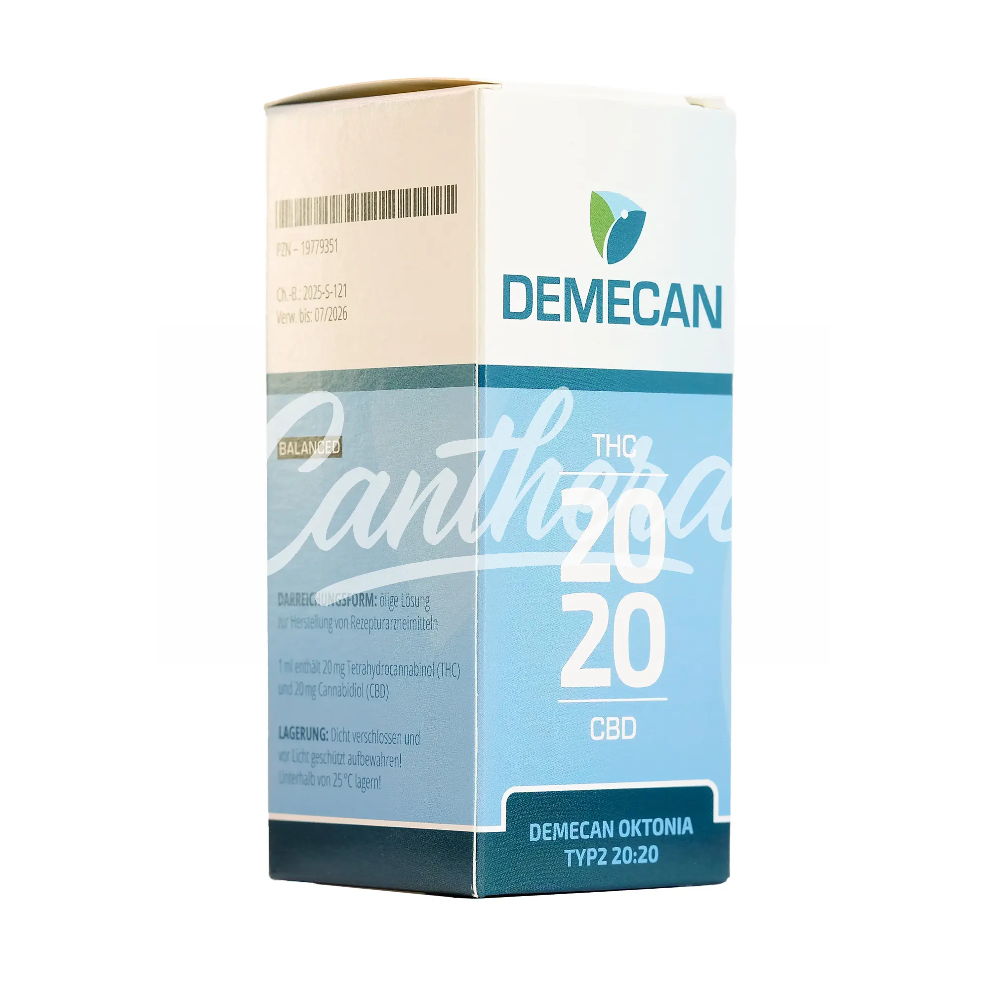 Demecan Oktonia Typ 2 THC 20 und CBD 20 Medizinisches Cannabisextrakt Demecan Oktonia Typ 2 THC 20 und CBD 20 Medizinisches Cannabisextrakt