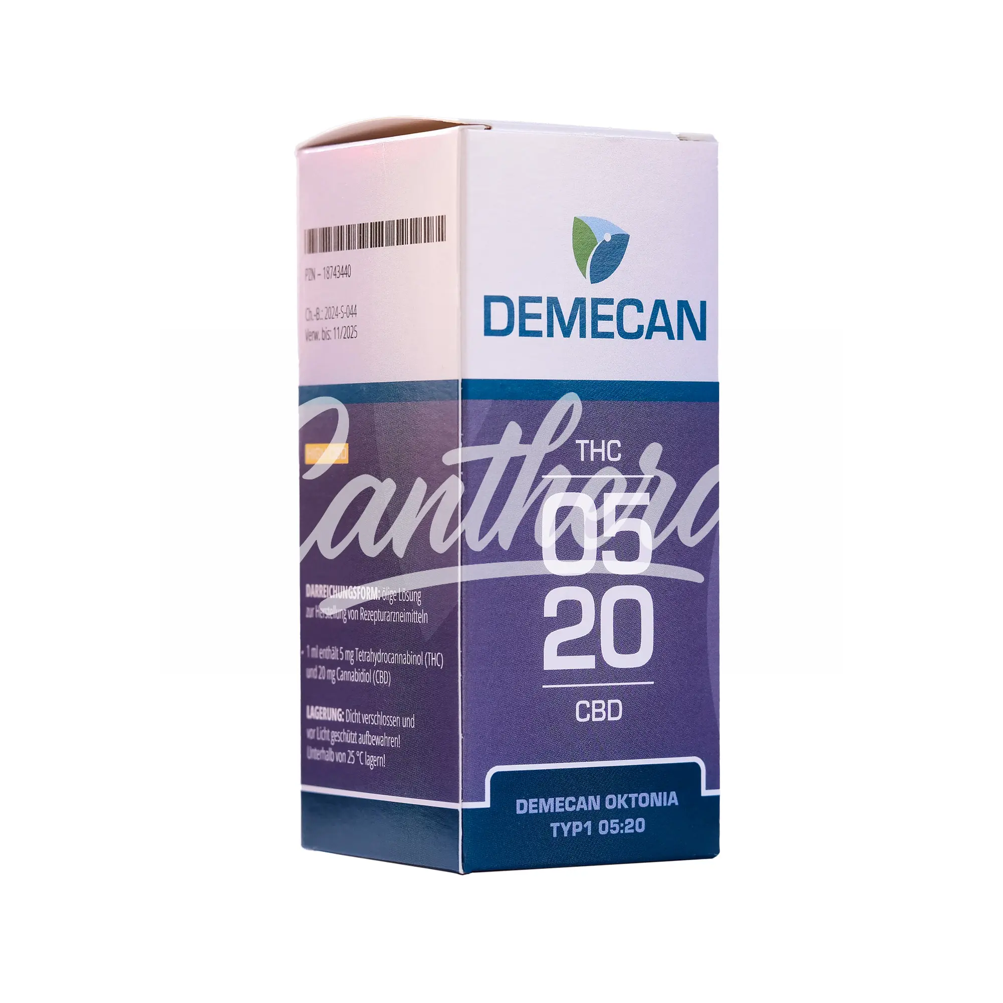 Demecan Oktonia Typ 1 THC 05 und CBD 20 Medizinisches Cannabisextrakt 30ml Demecan Oktonia Typ 1 THC 05 und CBD 20 Medizinisches Cannabisextrakt 30ml