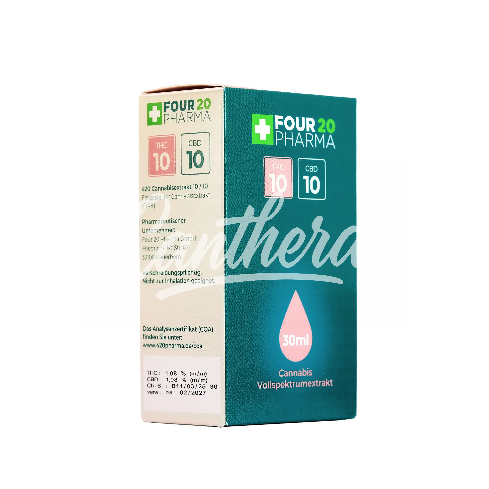 420 Pharma THC 10 und CBD 10 - Medizinisches Cannabisextrakt