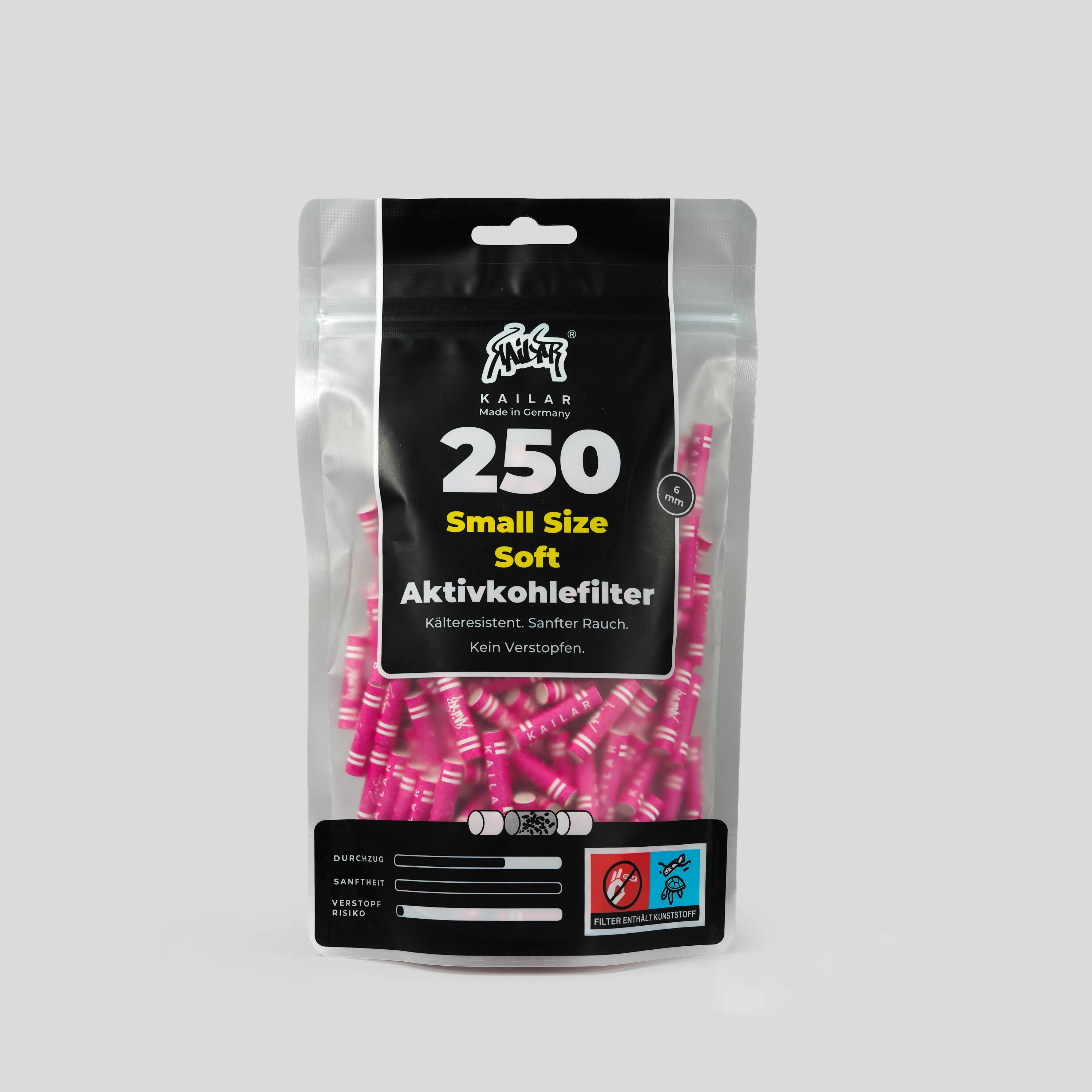 250 Kailar Aktivkohlefilter Small Size Soft 250 Kailar Aktivkohlefilter Small Size Soft